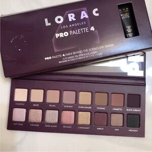 LORAC Pro Palette 4 Eyeshadow Palette 8.8g & Mini Eye Primer 5.5g NIB